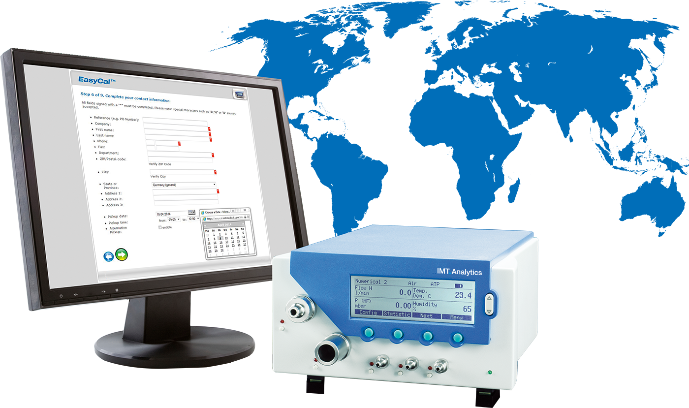 Easycal analyser calibration