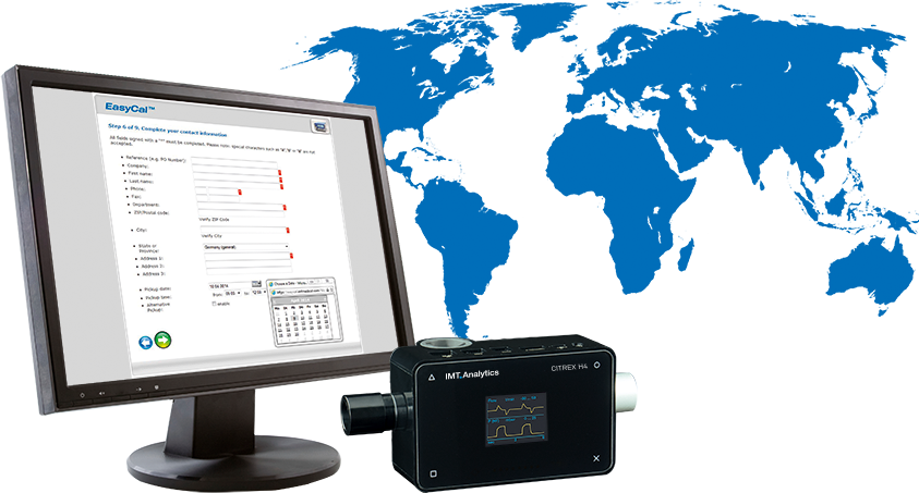 Easycal analyser calibration